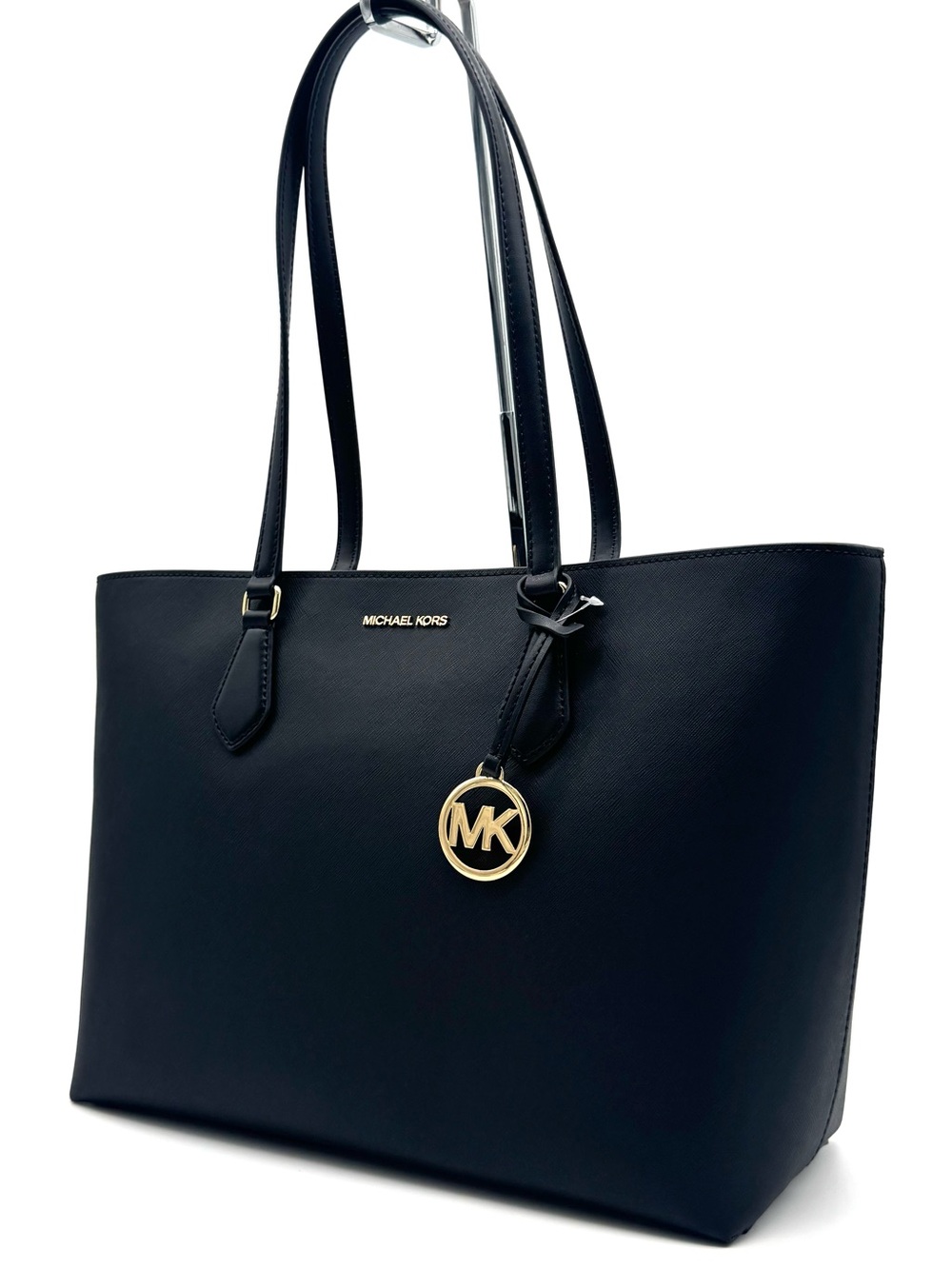 Michael Kors Bag Large Sheila Mf Tote Bag Black/Gold